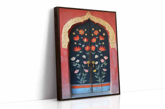 AL0066 - Premium Art Print - Brown Framed Canvas image 1