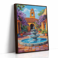AL0067 - Premium Art Print - Brown Framed Canvas image 1