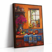 AL0068 - Premium Art Print - Brown Framed Canvas image 1