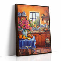 AL0071 - Premium Art Print - Brown Framed Canvas image 1