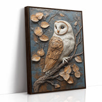AL0075 - Premium Art Print - Brown Framed Canvas image 1