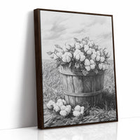 AL0077 - Premium Art Print - Brown Framed Canvas image 1