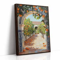 AL0081 - Premium Art Print - Brown Framed Canvas image 1