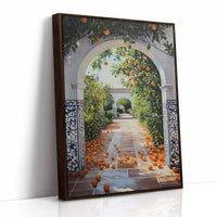 AL0082 - Premium Art Print - Brown Framed Canvas image 1