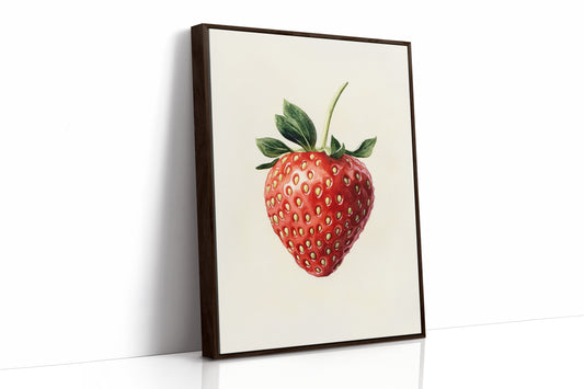 AL0083 - Premium Art Print - Brown Framed Canvas image 1