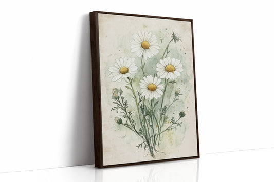 AL0085 - Premium Art Print - Brown Framed Canvas image 1