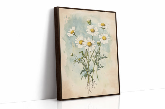 AL0086 - Premium Art Print - Brown Framed Canvas image 1