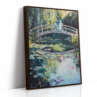 AL0093 - Premium Art Print - Brown Framed Canvas image 1