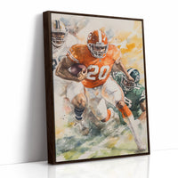 AL0094 - Premium Art Print - Brown Framed Canvas image 1