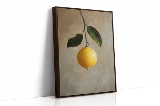 AL0099 - Premium Art Print - Brown Framed Canvas image 1