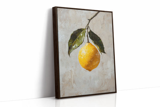 AL0100 - Premium Art Print - Brown Framed Canvas image 1