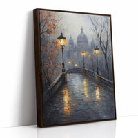 AL0102 - Premium Art Print - Brown Framed Canvas image 1