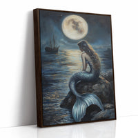 AL0103 - Premium Art Print - Brown Framed Canvas image 1