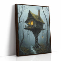 AL0107 - Premium Art Print - Brown Framed Canvas image 1