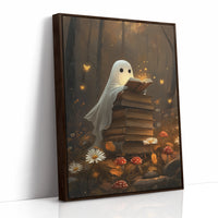 AL0110 - Premium Art Print - Brown Framed Canvas image 1