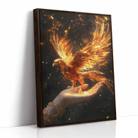AL0111 - Premium Art Print - Brown Framed Canvas image 1