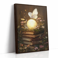 AL0117 - Premium Art Print - Brown Framed Canvas image 1