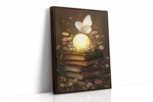AL0117 - Premium Art Print - Brown Framed Canvas image 1