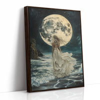 AL0121 - Premium Art Print - Brown Framed Canvas image 1
