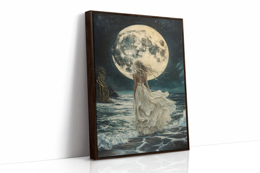 AL0121 - Premium Art Print - Brown Framed Canvas image 1