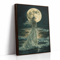 AL0122 - Premium Art Print - Brown Framed Canvas image 1