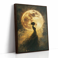 AL0123 - Premium Art Print - Brown Framed Canvas image 1