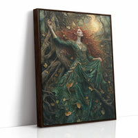 AL0126 - Premium Art Print - Brown Framed Canvas image 1