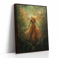 AL0127 - Premium Art Print - Brown Framed Canvas image 1