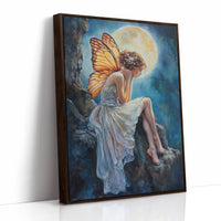 AL0134 - Premium Art Print - Brown Framed Canvas image 1