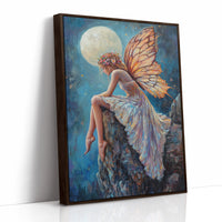 AL0135 - Premium Art Print - Brown Framed Canvas image 1