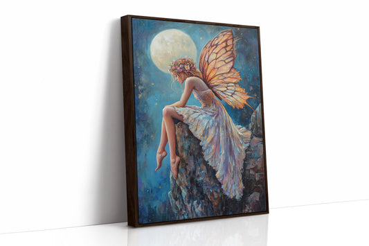 AL0135 - Premium Art Print - Brown Framed Canvas image 1