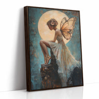 AL0136 - Premium Art Print - Brown Framed Canvas image 1