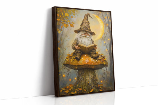 AL0137 - Premium Art Print - Brown Framed Canvas image 1