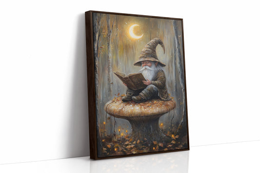 AL0138 - Premium Art Print - Brown Framed Canvas image 1