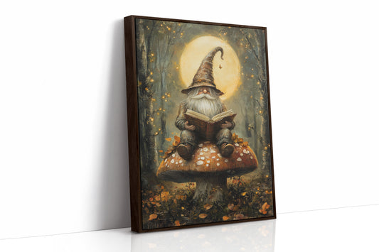 AL0142 - Premium Art Print - Brown Framed Canvas image 1
