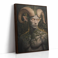 AL0143 - Premium Art Print - Brown Framed Canvas image 1