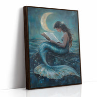AL0144 - Premium Art Print - Brown Framed Canvas image 1