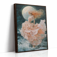 AL0148 - Premium Art Print - Brown Framed Canvas image 1