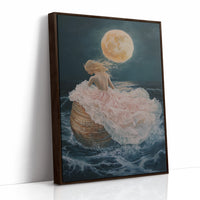 AL0149 - Premium Art Print - Brown Framed Canvas image 1