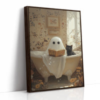 AL0152 - Premium Art Print - Brown Framed Canvas image 1