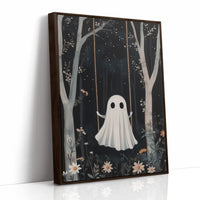 AL0155 - Premium Art Print - Brown Framed Canvas image 1