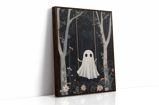 AL0155 - Premium Art Print - Brown Framed Canvas image 1