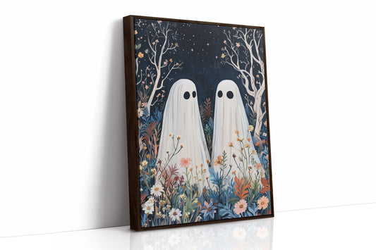 AL0157 - Premium Art Print - Brown Framed Canvas image 1