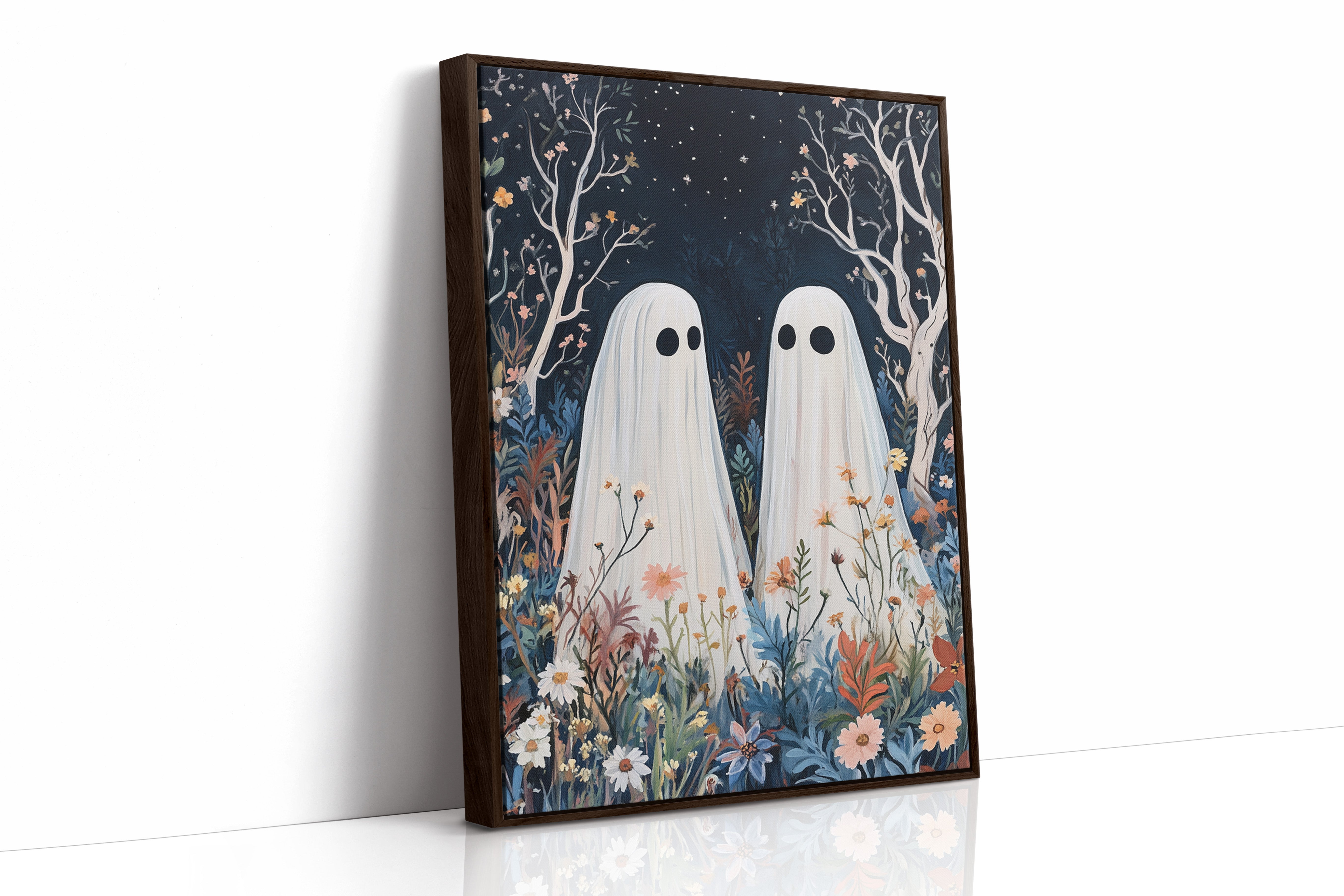 AL0157 - Premium Art Print - Brown Framed Canvas image 1