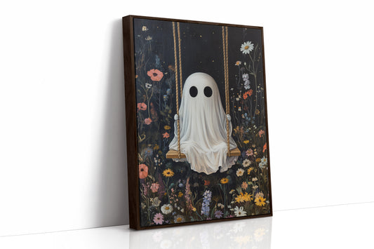 AL0159 - Premium Art Print - Brown Framed Canvas image 1