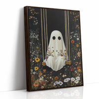 AL0160 - Premium Art Print - Brown Framed Canvas image 1