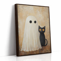 AL0162 - Premium Art Print - Brown Framed Canvas image 1
