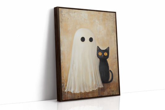 AL0162 - Premium Art Print - Brown Framed Canvas image 1