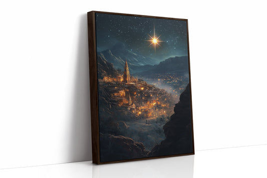 AL0165 - Premium Art Print - Brown Framed Canvas image 1