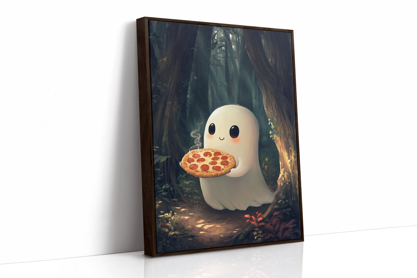 AL0168 - Premium Art Print - Brown Framed Canvas image 1